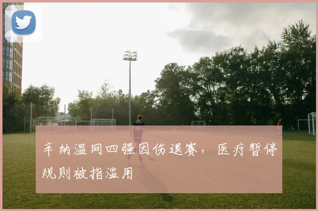 辛纳温网四强因伤退赛，医疗暂停规则被指滥用